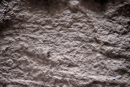 Texture and porosity patterns of natural old stone surfacesの写真素材