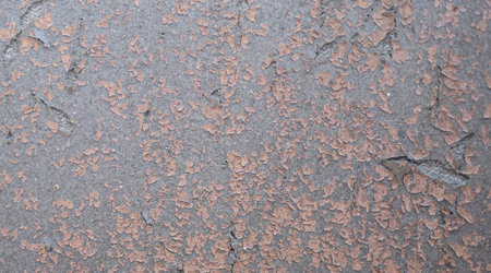 Old rusty surface metal peeling off