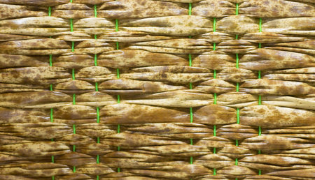 Close up of bamboo basket texture background. Abstract background and texture for design.