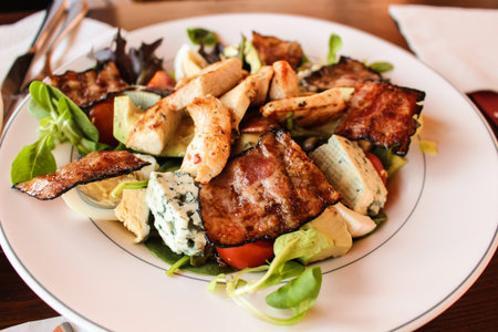 cobb saladの写真素材