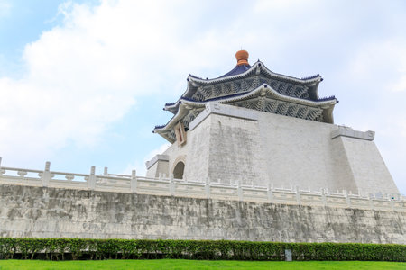 Chiang Kai Shek memorial hall. Famous monument.のeditorial素材