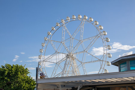 Oct 29, 2016 Ferris wheel at the Mall of Asia, in Pasay, Metro Manila, Philippines - Famous Landmarkのeditorial素材