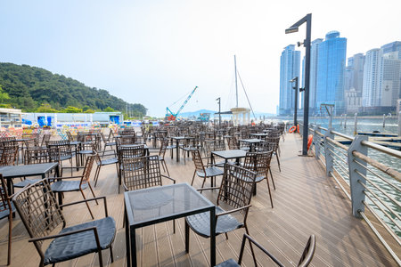 Jun 21, 2017 The Bay 101 in Busan, South Korea. it is located in a culture and art complex in Haeundae areaのeditorial素材