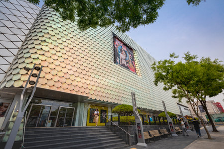 Jun 19, 2017 Galleria Department Store known as the most popular luxury-brand fashion mall in Seoul, Korea - Famous landmarkのeditorial素材