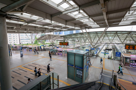 Jun 20, 2017 Seoul train station, Seoul, South Koreaのeditorial素材