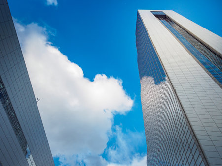 WTC Seoul Trade Tower and Coex Convention & Exhibition Center on Sep 1, 2017 in Gangnam district, Seoul city, South Koreaのeditorial素材