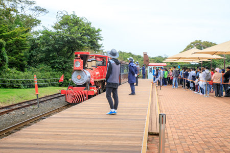 Ecoland, a famous theme park on oct 5, 2017 in Jeju island, South Koreaのeditorial素材