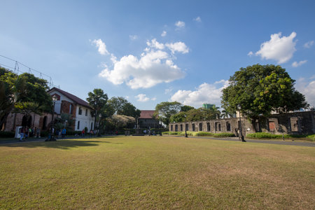 Manila, Philippines - Feb 17, 2018 : Rizal statue at Fort Santiago, Intramuros district, Manila cityのeditorial素材