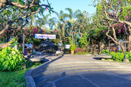 Manila, Philippines - Feb 17, 2018 : Memorare - Manila 1945 in Intramuros district, Manila cityのeditorial素材