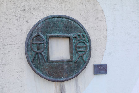 Gimhae, South Korea - March 10, 2018 : Street arts of ancient Garak heritage in Gimhae, South Gyeongsang Provinceのeditorial素材