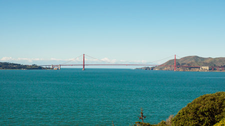 Alcatraz Island, an historic prison in San Francisco Bay Area, California, USAのeditorial素材