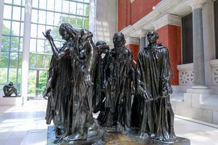 New York, United States - May 12, 2018 : The Metropolitan Museum of Art located in New York City, is the largest art museum in the United States and one of the ten largest in the world.のeditorial素材