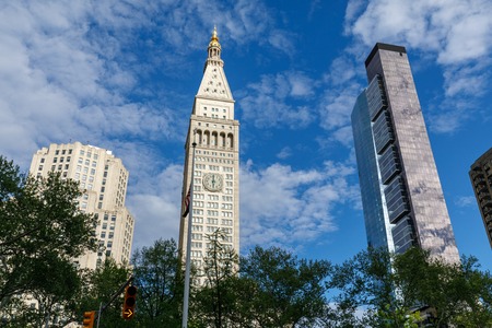 New York, United States - May 12, 2018 : The Clock Tower in Madison Square Garden, Manhattan, New Yorkのeditorial素材