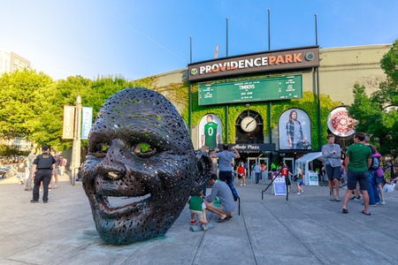 Portland, Oregon - June 6, 2018 : Portland Timbers vs San Jose Earthquakes, U.S. Open Cup, held at Providence Park in Portlandのeditorial素材