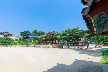 Changgyeonggung palace scene in Seoul city, South Koreaのeditorial素材
