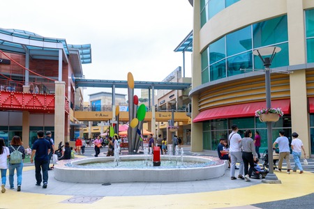 Gimhae, South Korea - July 8, 2018 : Lotte Premium Outlet Gimhae in Gyeongsangnam-doのeditorial素材