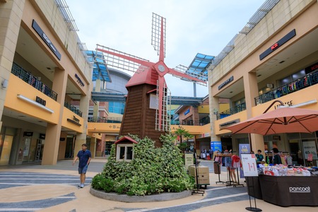 Gimhae, South Korea - July 8, 2018 : Lotte Premium Outlet Gimhae in Gyeongsangnam-doのeditorial素材