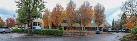 Portland, Oregon - Oct 29, 2018 : Autumn park in Portland Beavertonのeditorial素材