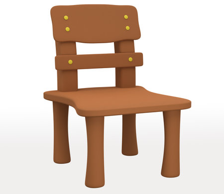 3d rendering chairs for additional ornaments or decorations and moreの写真素材