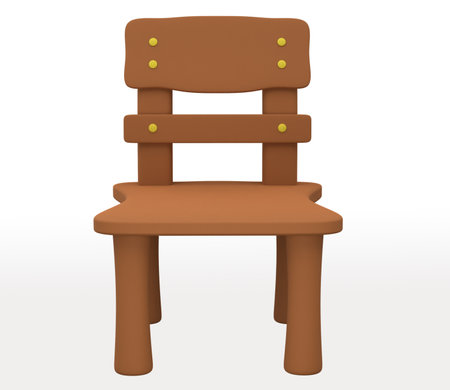 3d rendering chairs for additional ornaments or decorations and moreの写真素材