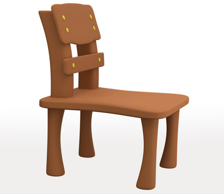 3d rendering chairs for additional ornaments or decorations and moreの写真素材