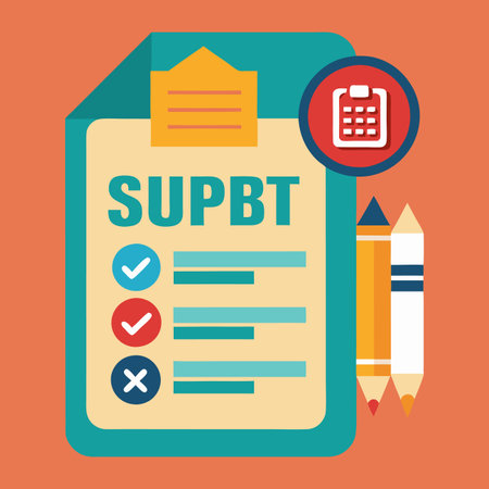 Colorful Report Card and Education Concept â Academic Achievement Illustrationのイラスト素材