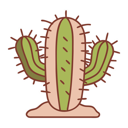 cactus plant isolated icon vector illustration designicon vector illustration graphic designのイラスト素材