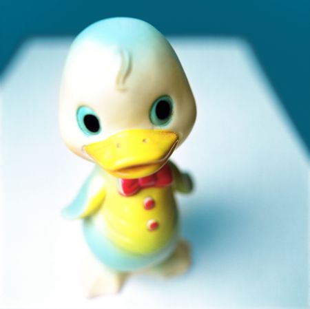 Rubber Duck, most often used as a distraction to help the hygeine challenged achieve clenliness.の写真素材