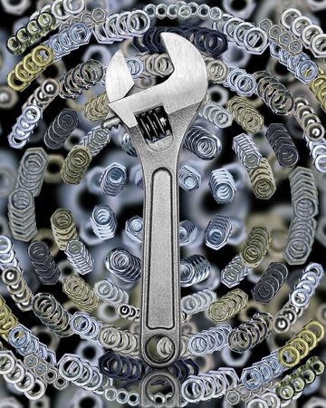 You can never have too many tools, and certainly there are never enough nuts in your life.の写真素材