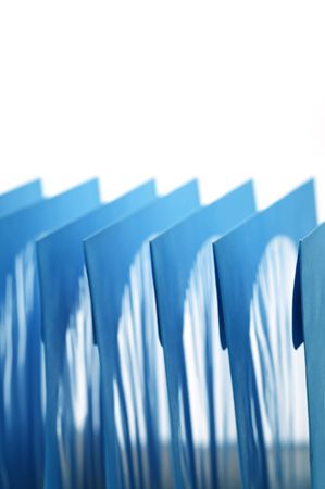 Stack of paper cd or dvd sleeves.の写真素材