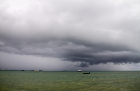 Cloud Cover seaside view afraid