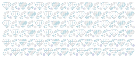 White background in winter. With jewelryのイラスト素材