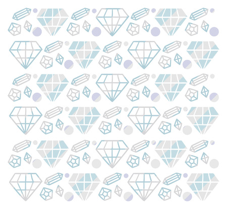 White background in winter. With jewelryのイラスト素材