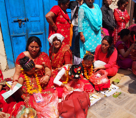 Kumari festival in kathmamdu