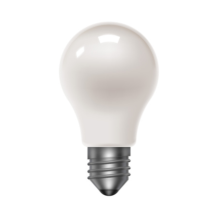 Isolated lamp bulb. Energy saving light bulbs.のイラスト素材