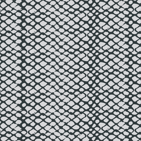 Monochrome snake skin texture seamless patternのイラスト素材