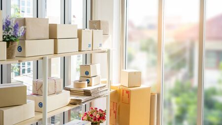 sme Storage area for preparing to deliver to customers.Sme business that is successful in selling...