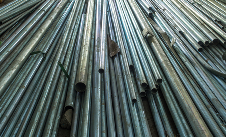 The pattern of pipe linings along each others.の写真素材