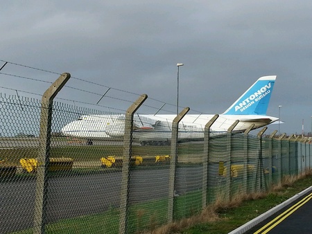 Antonov at the airport.の素材