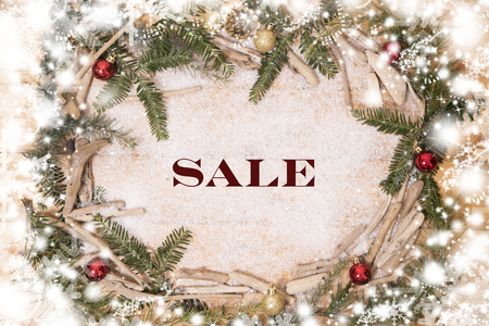 Christmas saleの写真素材