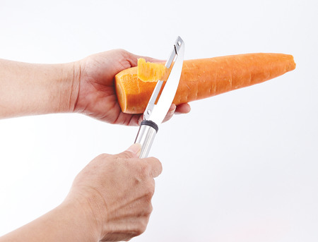 Fruit knife sheath, pare, Peel fruits and vegetablesの写真素材