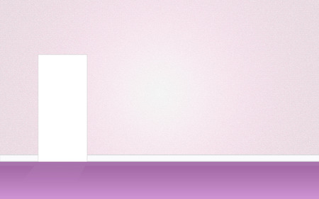 Empty door on wall cement texture Backgroundの写真素材