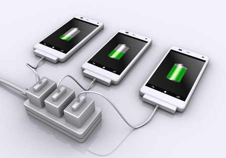 Charge for smart phone.の写真素材