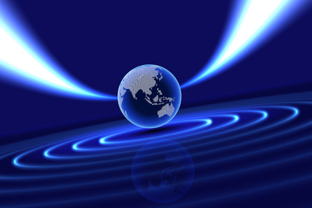 global technology background. Asia, Oceaniaの写真素材