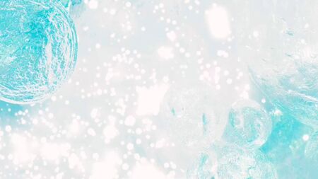Water Background Material Blue Gradient