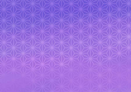 Purple Japanese background illustrationの写真素材