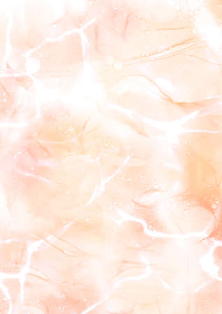 Background illustration drawn with alcohol inkの写真素材