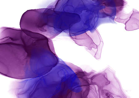 Background illustration drawn with alcohol inkの写真素材