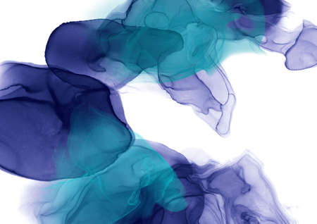 Background illustration drawn with alcohol inkの写真素材