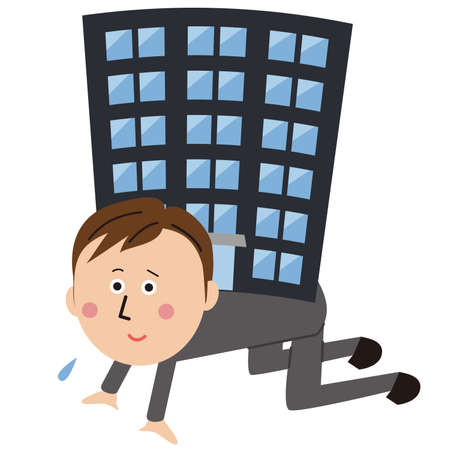 Company employee of the company animalのイラスト素材